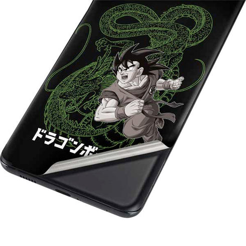 Dragon Ball Z Goku and Shenron Galaxy S21 Plus 5G Skin